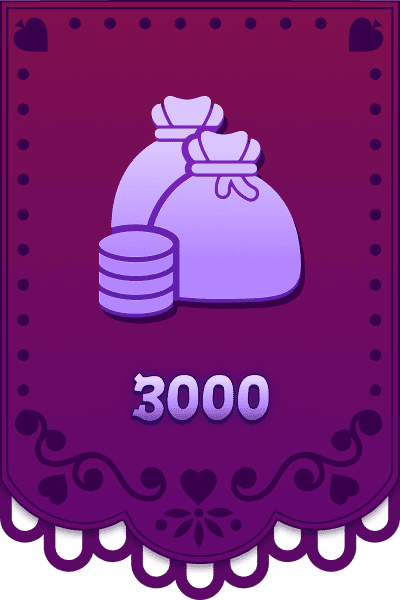 Accumulate 3000 coins